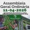 Assembleia Geral Ordinária, no sábado, dia 11 de abril de 2026, às 08h30.